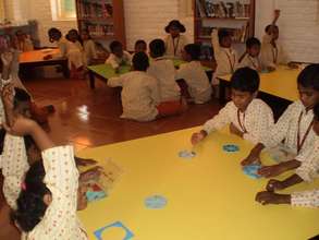 Isha Vidhya school math lab