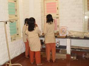 Isha Vidhya school science lab