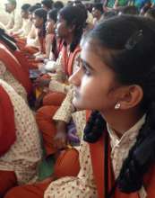 students listening attentively