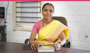 Thilagavathi, the Principal of Erode Isha Vidhya