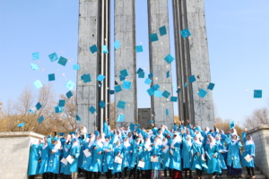 Graduates in Kabul celebrating success