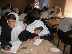 Hopeful students, studying hard