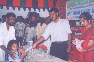 Educate 100 marginalised children in Kadapa