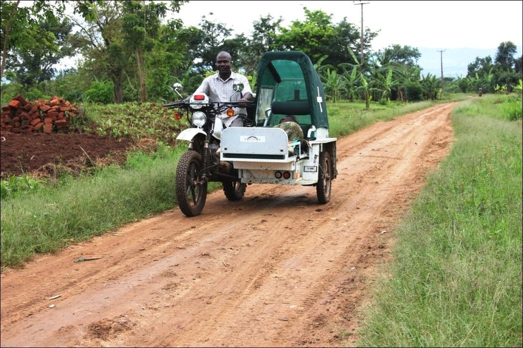 Motorbike Pulled-Ambulance Project in DR. Congo