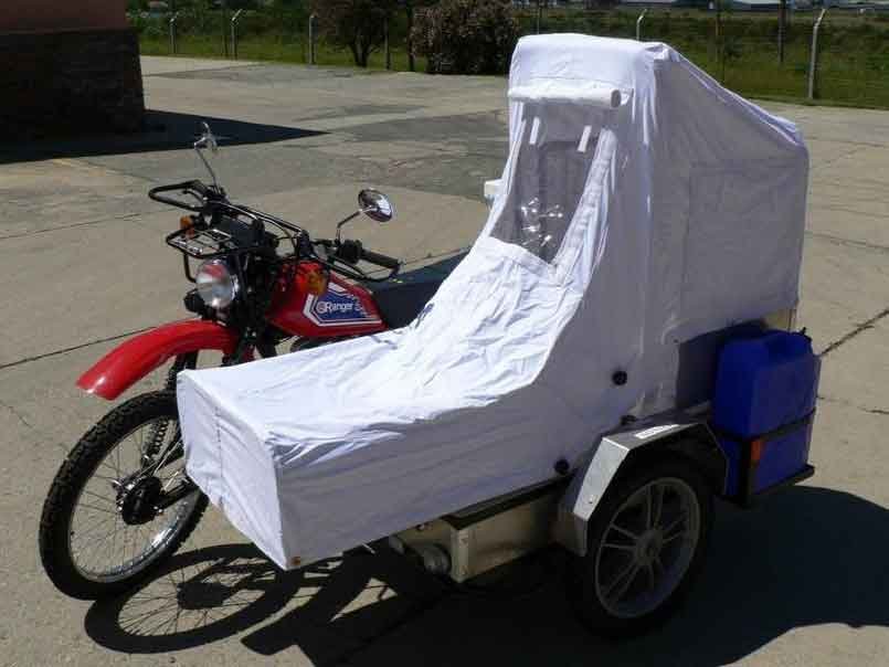 Motorbike Pulled-Ambulance Project in DR. Congo