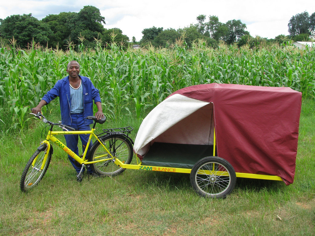 Motorbike Pulled-Ambulance Project in DR. Congo