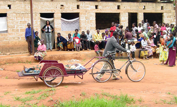 Motorbike Pulled-Ambulance Project in DR. Congo