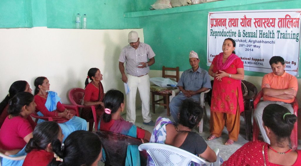 Women Learning in Arghakhanchi