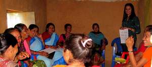 Taklung women with Dr. Giri from NIDAN
