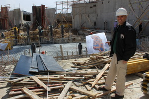 Our Director on a site visit