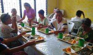 Day Center Guests Enjoy a Nutritious Lunch