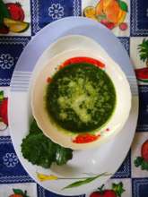 Nutritious spinach soup