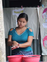 Reminder of best hand washing method