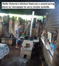 Dona Victoria loves her well-organized kitchen