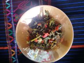 Tasty Nutritious Greens with Tomato