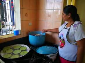 Green Tortillas & Nutritious Soup in the Kitchen