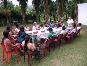 Start of Convivio with early arriving team members