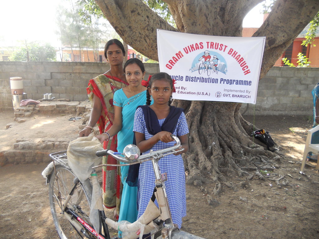 Give A Girl A Bicycle - Help Her To Go School