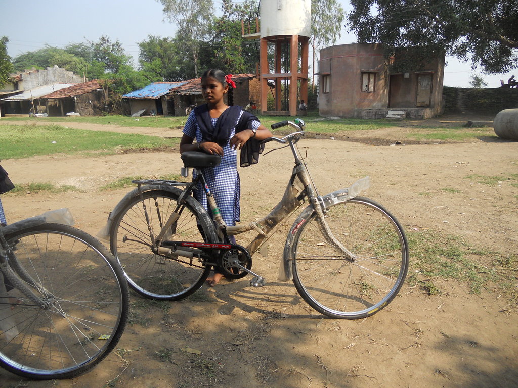Give A Girl A Bicycle - Help Her To Go School