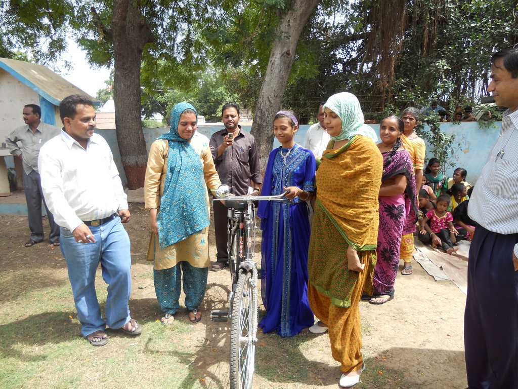 Give A Girl A Bicycle - Help Her To Go School