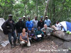 Eco-guide team in Proposed Grebo National Forest