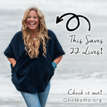 OneMama Beach hoodie made at OneMama.org