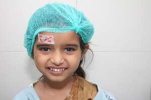 Mahnoor prior to her surgery