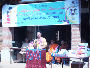 Sai Oo at the Shan Culture workshop he organises