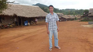 Sai Oo in the Shan Refugee Camp.