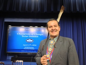 Henry Red Cloud at the White House