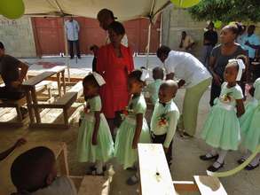 Celebrating achievement at the orphanage