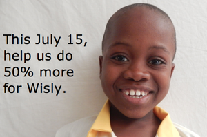 It's a great day to help Wisly and all the kids