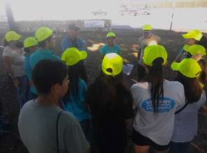 Sam briefs Planting Supervisors and Adult Partners