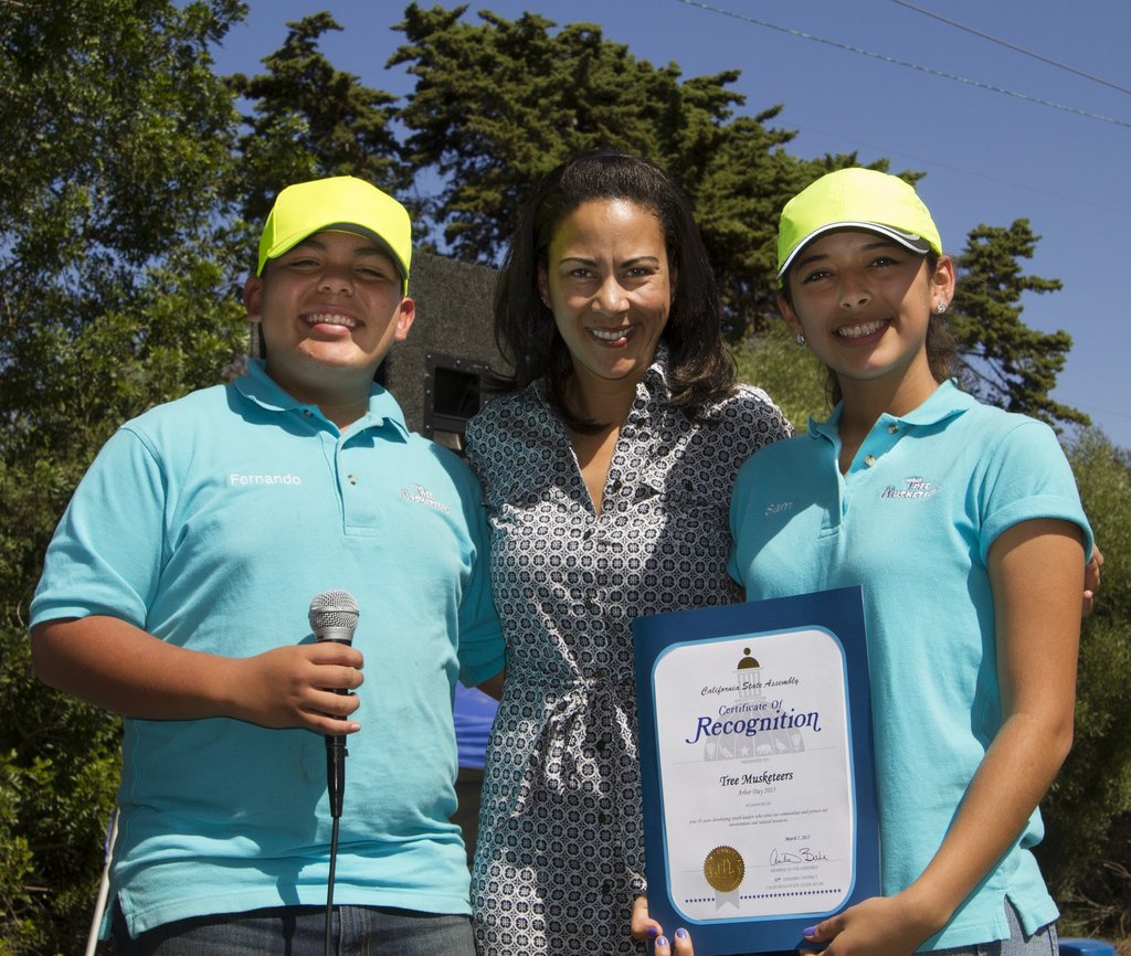 YMTs Fernando & Samantha with Assemblymember Burke