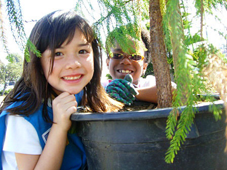 Growing young leaders and trees