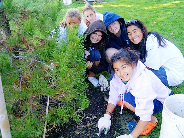 Growing young leaders and trees