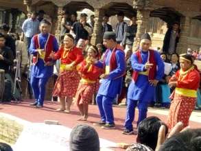 Dance performance by CwDs of Patan CBR
