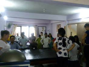 Mass exercise for amusement