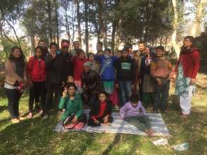 group snap at UN park