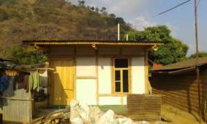 gha built bamboo-bajareque home