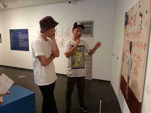 Art exhibition organized by NKHR:Chun Hyuk & Tablo