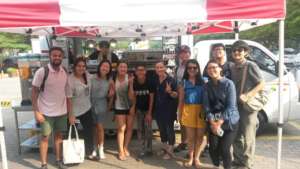 NKHR's staff and interns visiting Young-ho