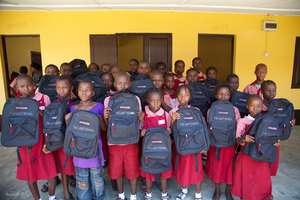 Backpacks Earned Through Our "Reading Challenge"