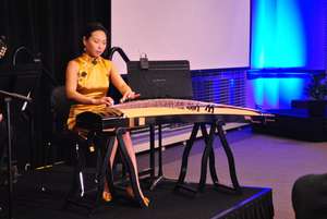 Accomplished guzheng player