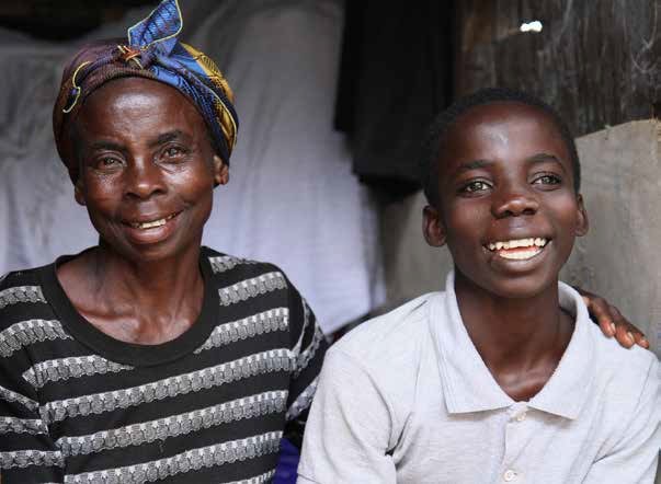 Children are happy to be with their families.