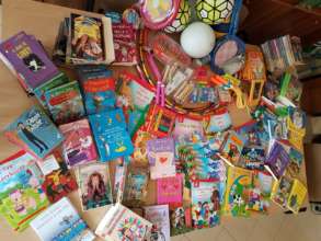 Some new books and toys