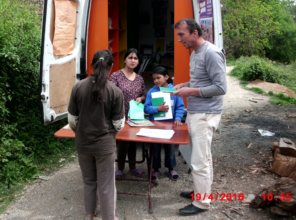 Remote village setting