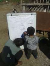 Beni and his rabbit