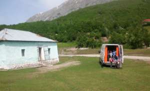 Library near the only mountain shop
