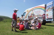 Monthly Mobile Library for Albanian Children